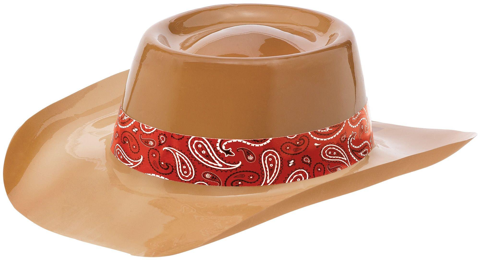 Unittype 3 Set Straw Cowboy Hats and Bandanas Set Classic Western Cowboy  Party Red Bandanas Party Hat Accessories