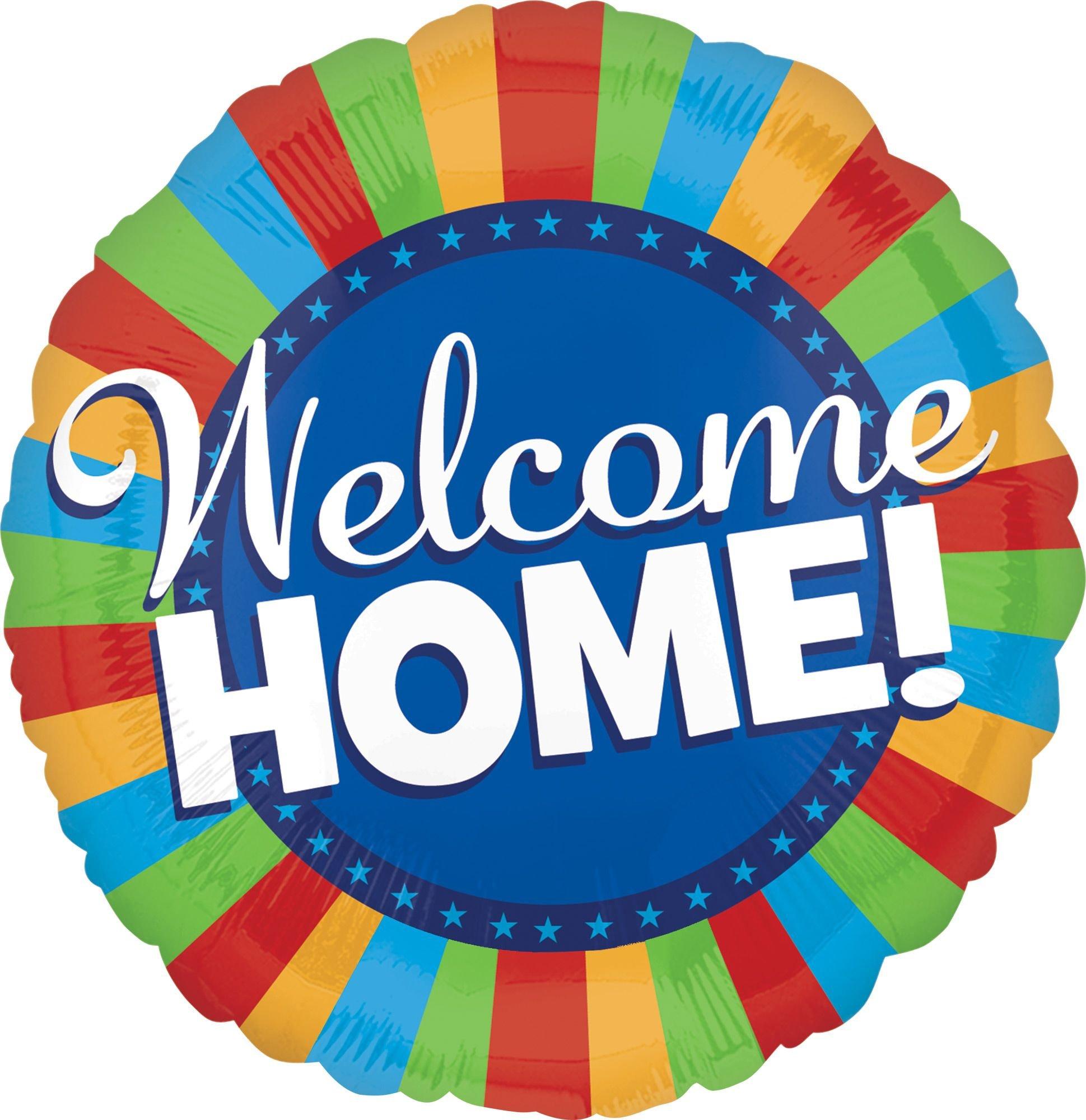 Welcome Home Blitz Foil Balloon, 32in