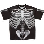 Adult Black & Bone T-Shirt - Skeleton