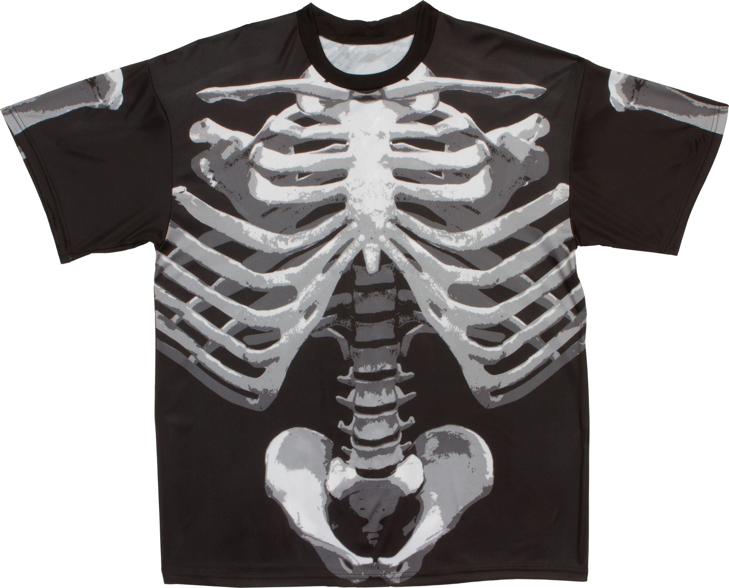 Baseball Face Skeleton Skull T-Shirt