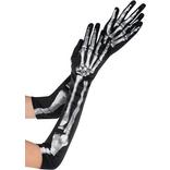 Adult Long Skeleton Gloves