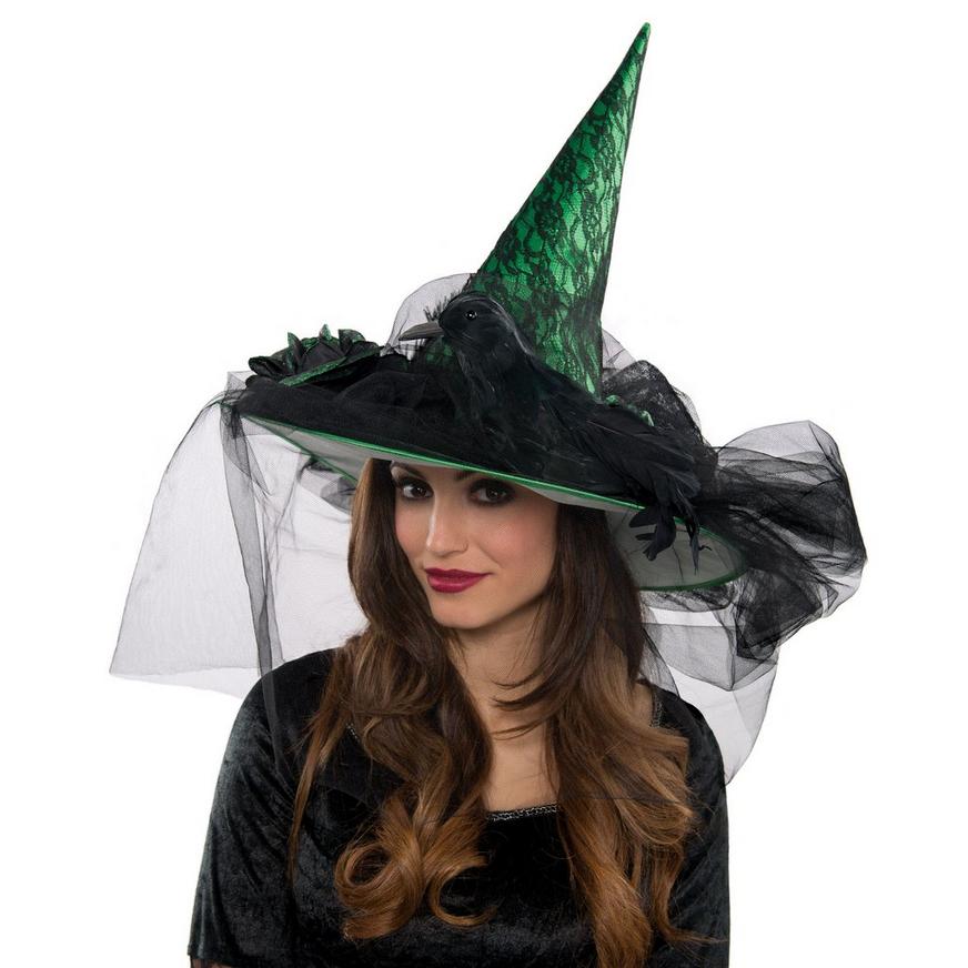 Green Witch Hat Deluxe