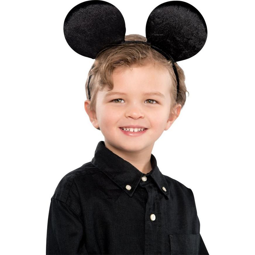 Black micky mouse ears boys/girls headband Fancy Dress Costume Accessory 