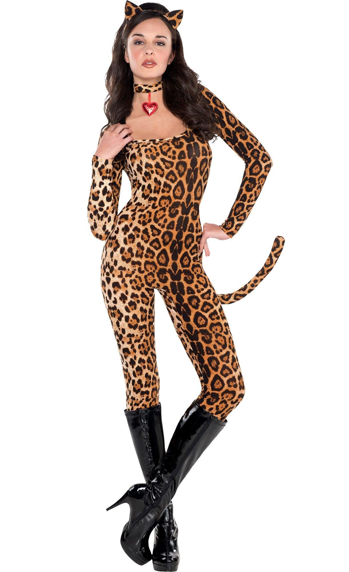 Leopard Catsuit Costume For Women Party City