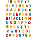 Wilton Rainbow Letters & Numbers Icing Decorations 68ct