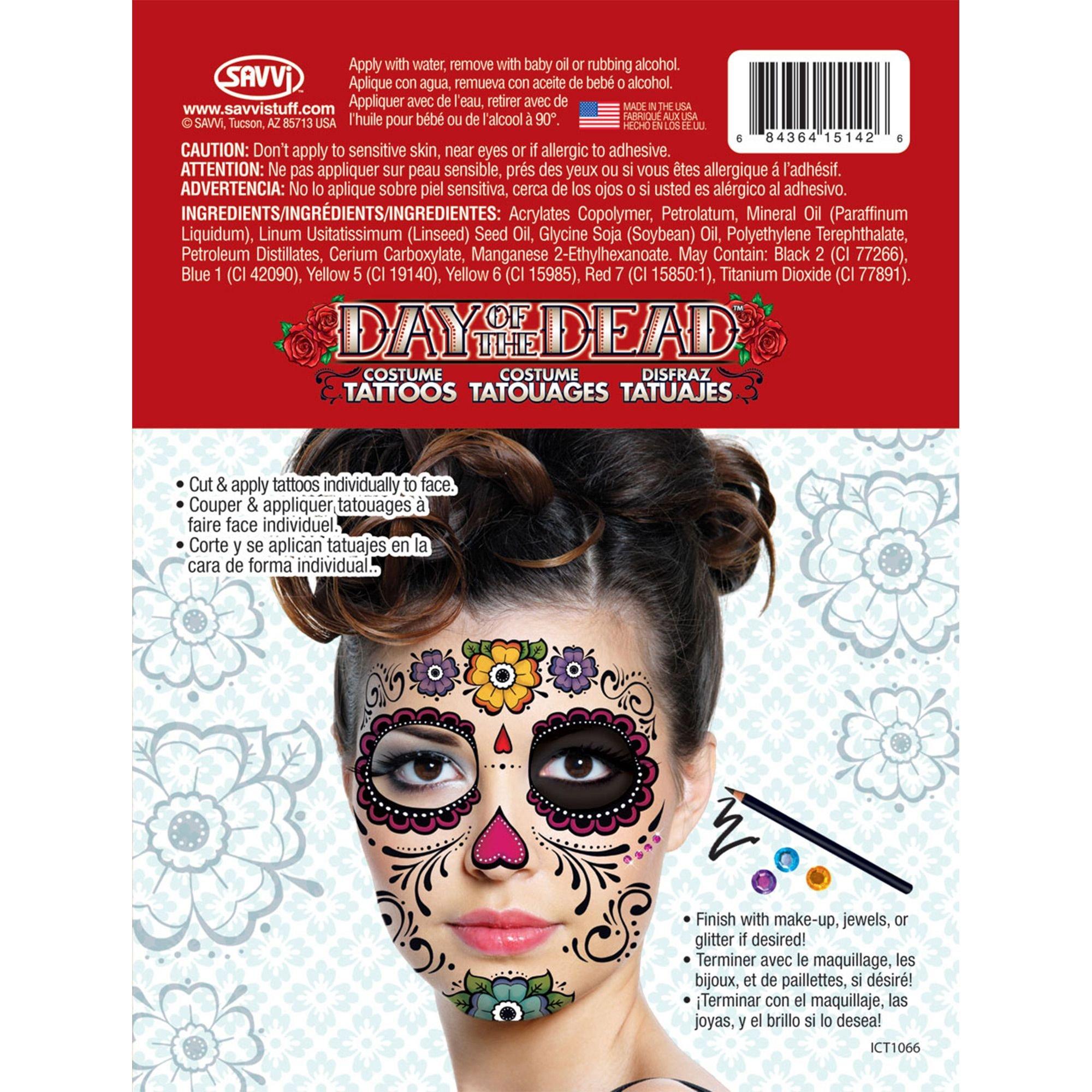 Kit de Maquillage Day of the Dead, avec Maquilla…