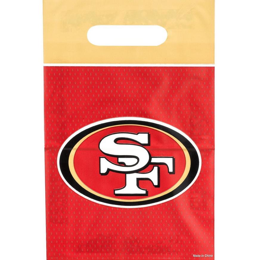 San Francisco 49ers Favor Bags 8ct