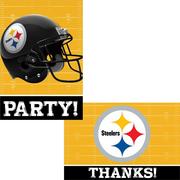 Pittsburgh Steelers Invitations & Thank You Notes For 8