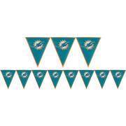 Miami Dolphins Pennant Banner