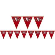 San Francisco 49ers Pennant Banner