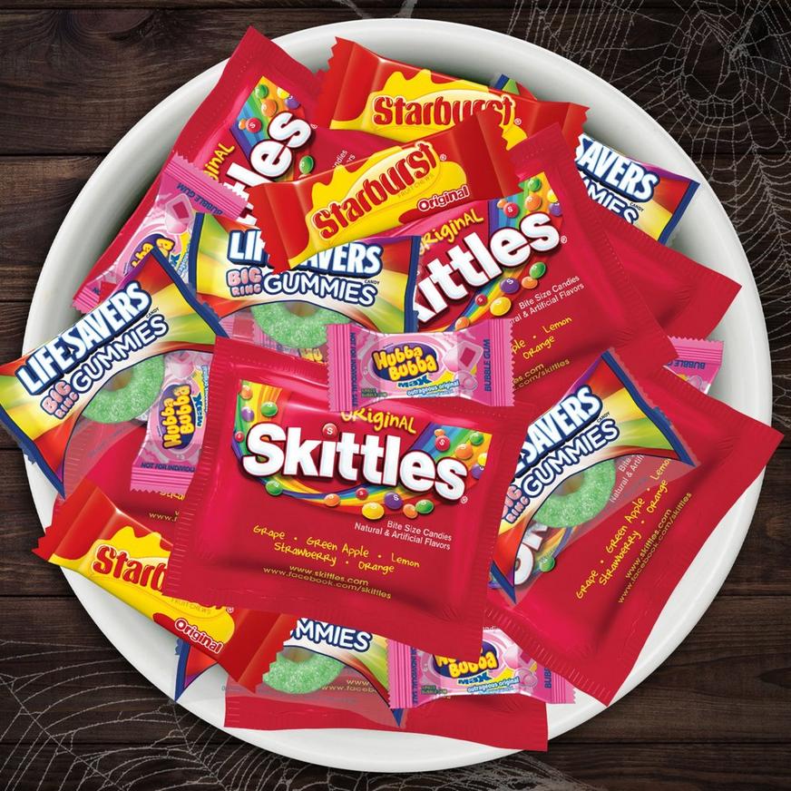 Fruity Candy Mix Halloween Grab Bag, 125pc 