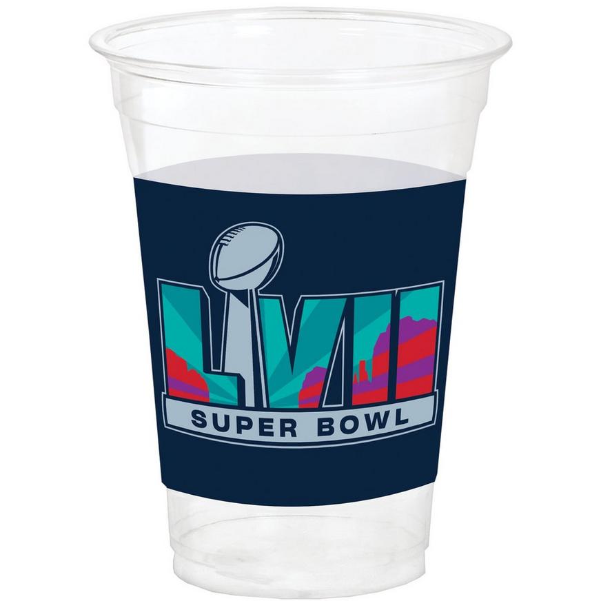 Super Bowl LVII Plastic Cups, 16oz, 25ct