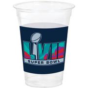 Super Bowl Plastic Cups, 16oz, 25ct