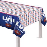 Super Bowl LVII Plastic Table Cover, 54in x 96in