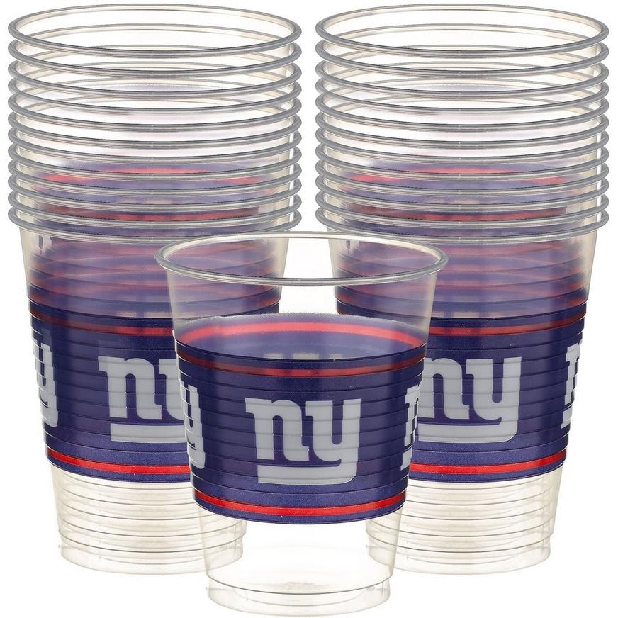 New York Giants Plastic Cups 25ct