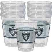 Las Vegas Raiders Plastic Cups, 25ct