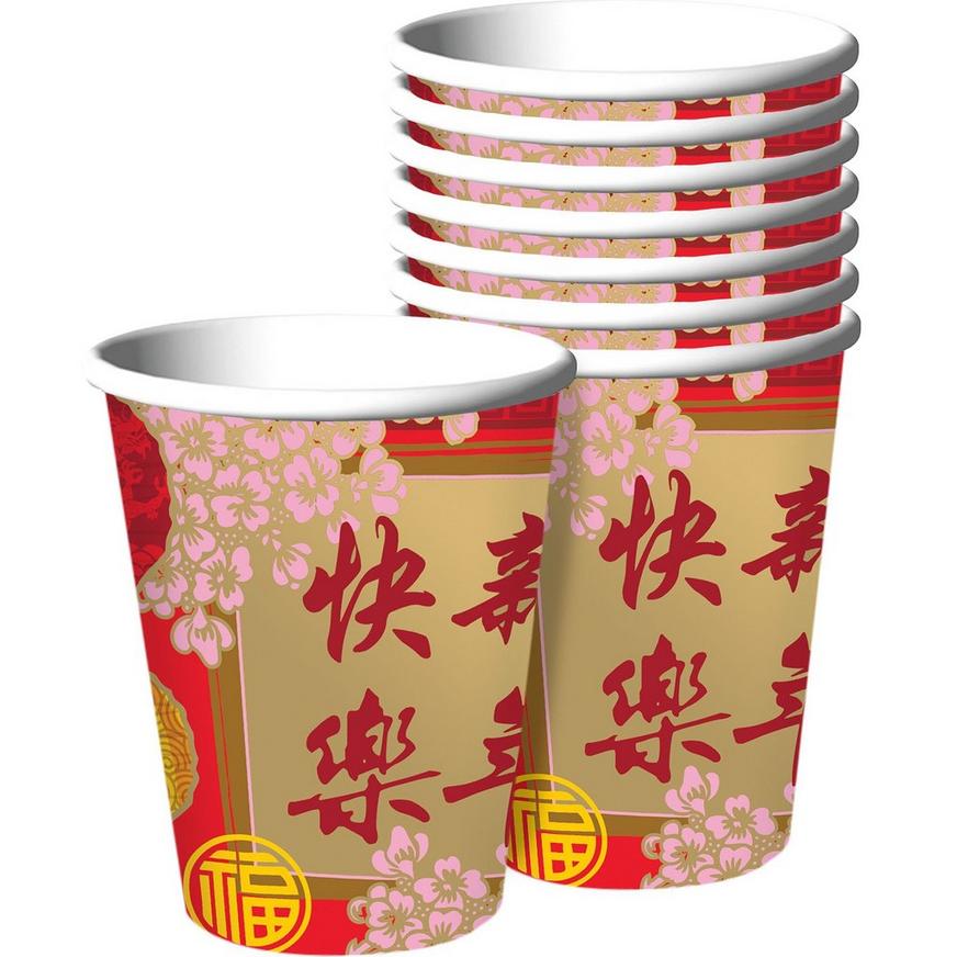Blessings Chinese New Year Cups 8ct
