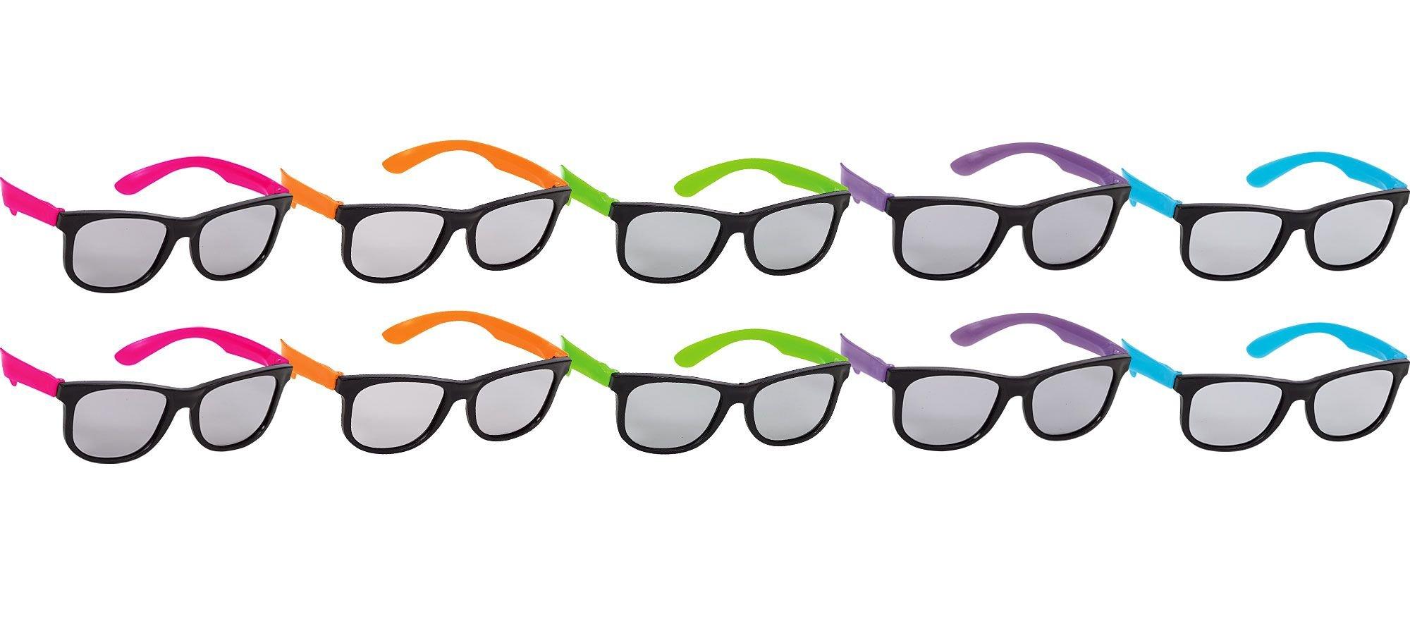 Neon sunglasses party city on sale