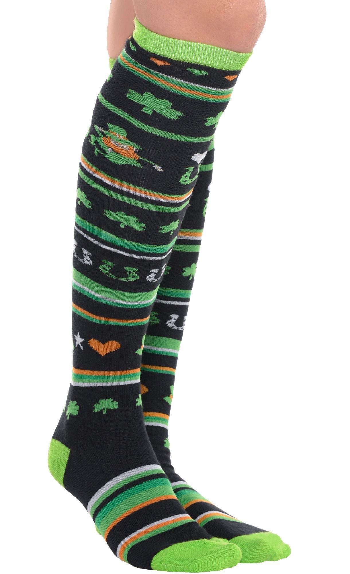 St. Patrick's Day Knee-High Socks