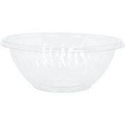 CLEAR Plastic Wavy Bowl