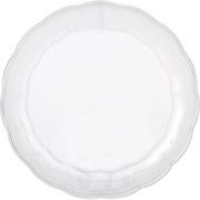 CLEAR Plastic Scalloped Platter