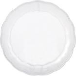 CLEAR Plastic Scalloped Platter