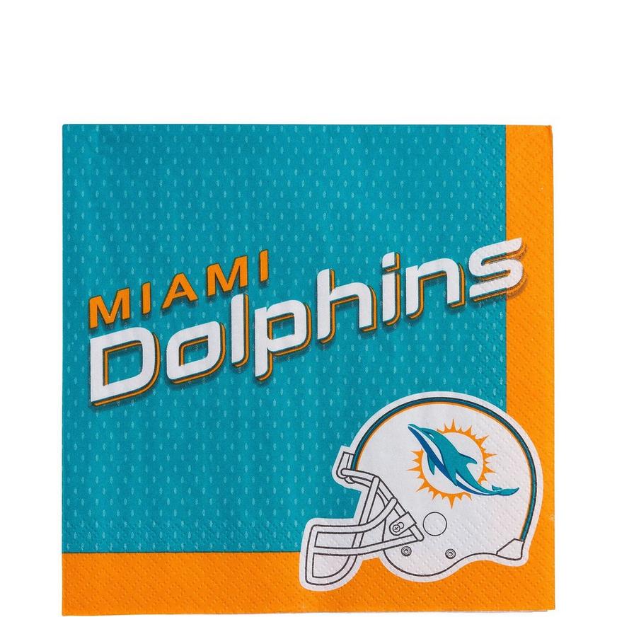 Miami Dolphins Lunch Napkins 36ct
