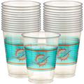 Miami Dolphins Plastic Cups 25ct