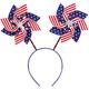 Patriotic American Flag Pinwheel Head Bopper
