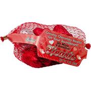 Palmer Valentine's Day Hearts Mesh Bag, 3oz - Milk Chocolate