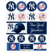 New York Yankees Stickers 1 Sheet