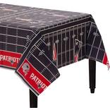 New England Patriots Football Field Plastic Table Cover, 54in x 96in