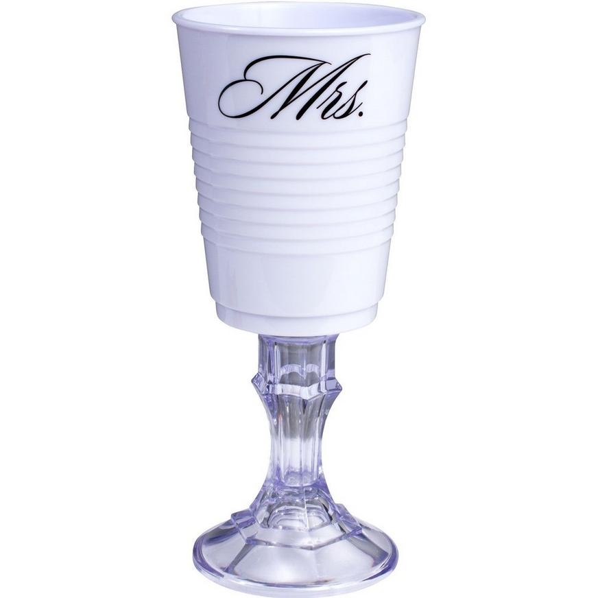 White Mrs. Party Cup