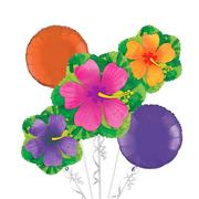 Hibiscus Balloon Bouquet 5pc