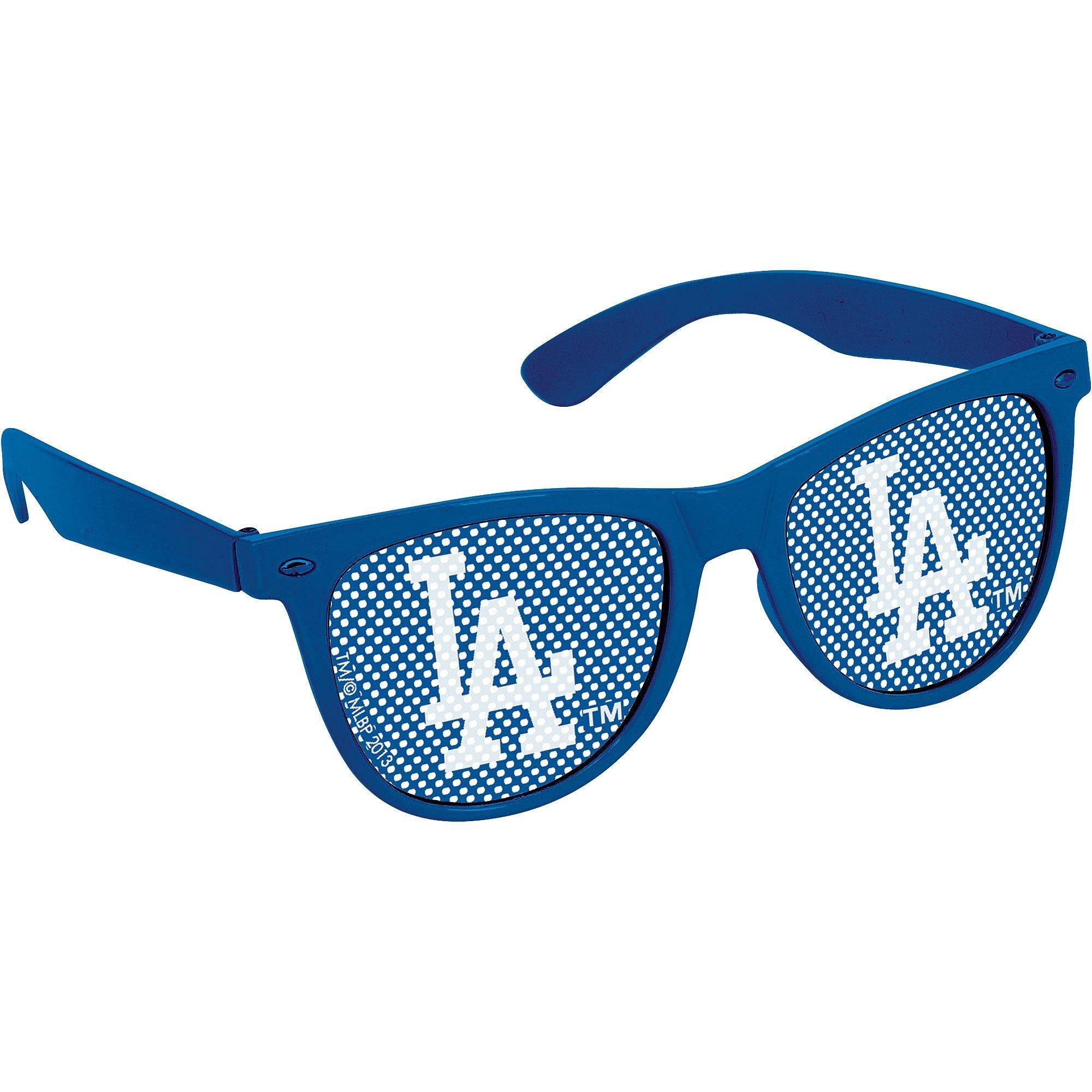 Amscan Los Angeles Dodgers Major League Baseball Collection Printed Eyeglasses, Party Favor