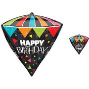 Diamondz Party Time Birthday Balloon 17in
