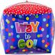 Congrats Way to Go Foil Balloon, 15in - Cubez