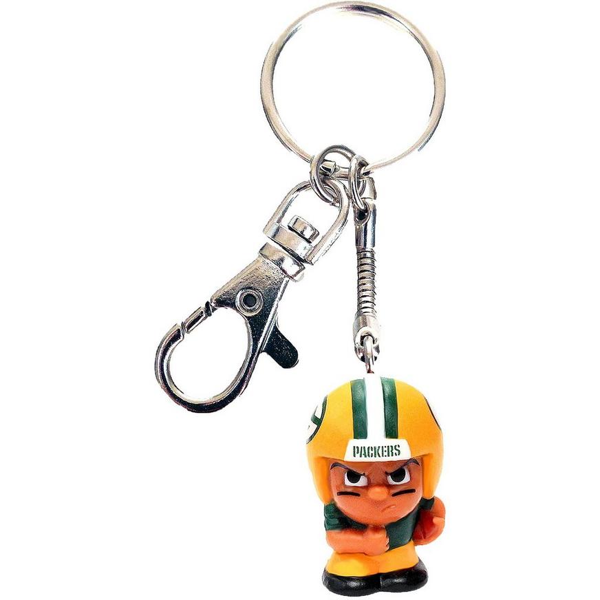 TeenyMates Clip-On Green Bay Packers Keychain