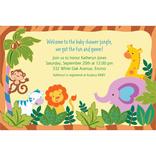 Custom Jungle Baby Shower Invitations