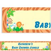 Custom Jungle Baby Shower Baby Shower Banner 6ft