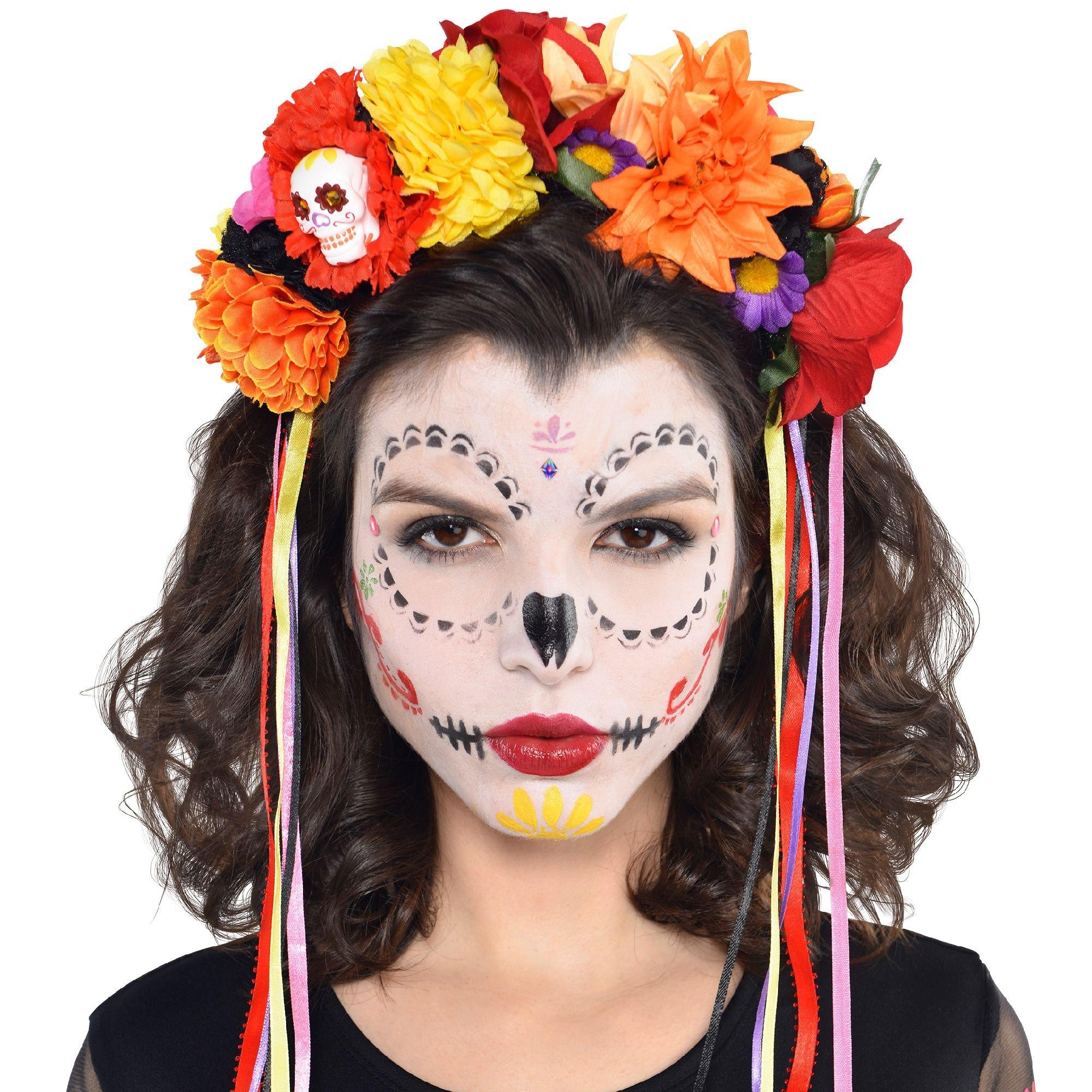 Day of the Dead Floral Headband