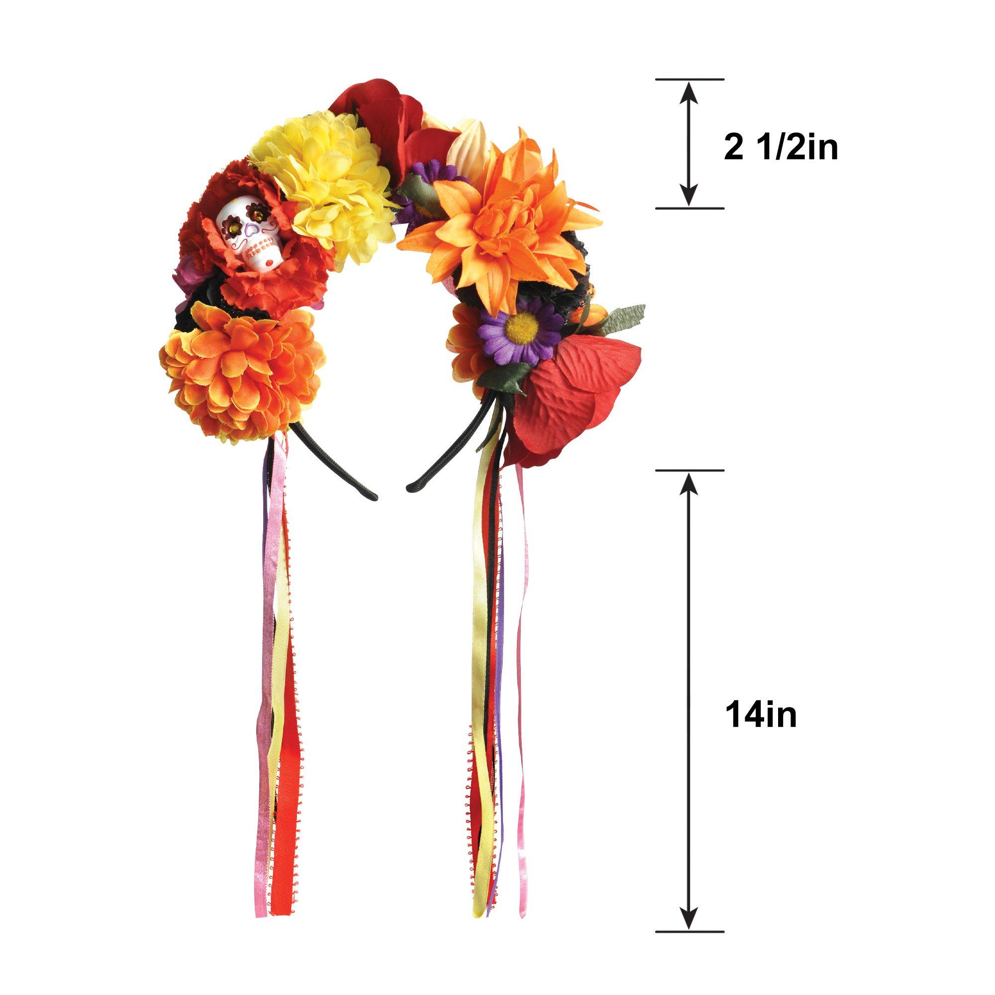 Day of the Dead Floral Headband