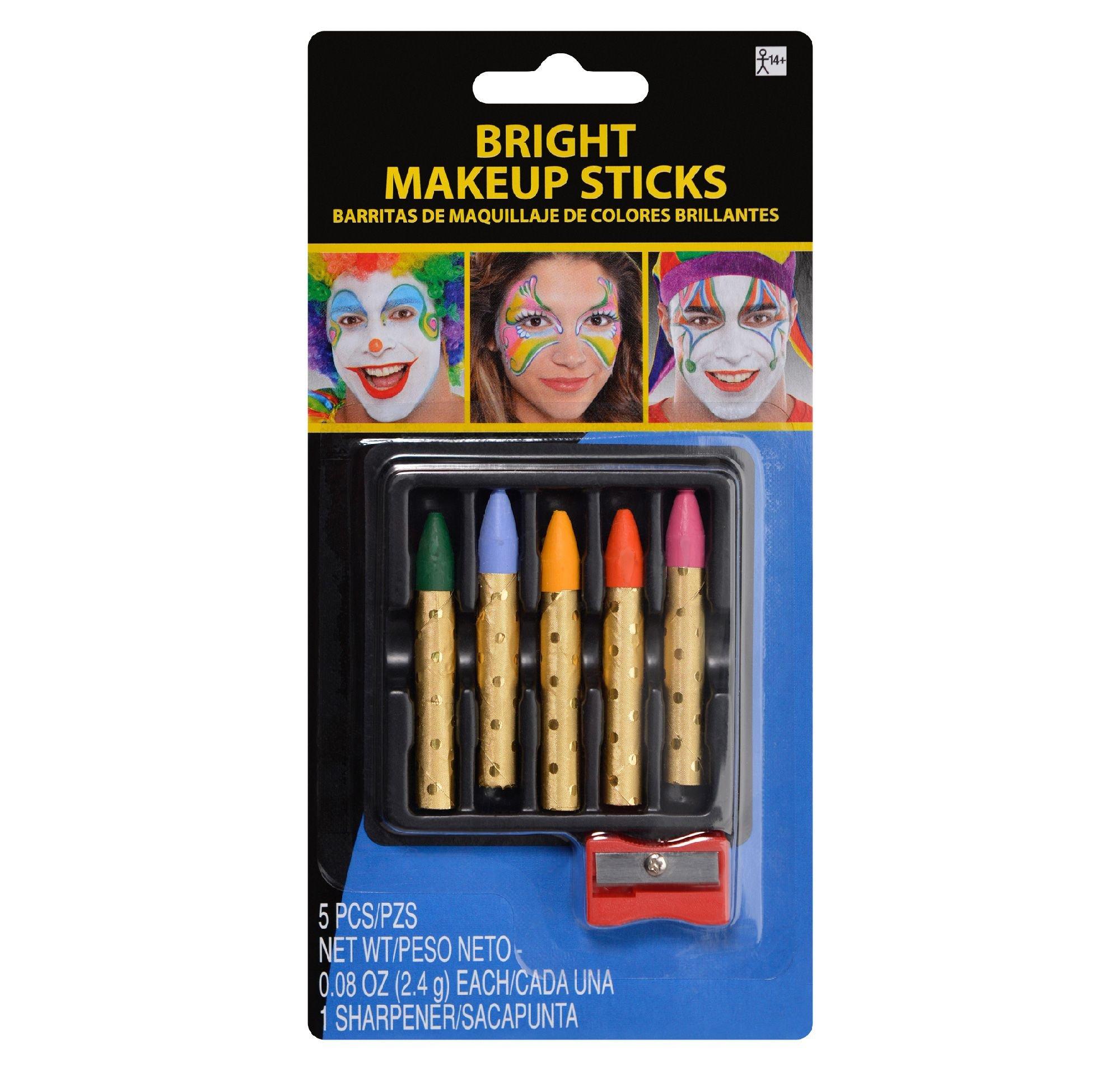 Set of 6 Halloween Makeup Body Crayons