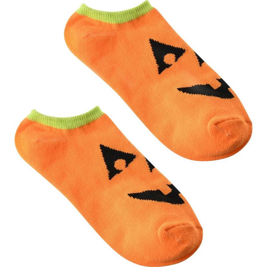 Jack-o'-Lantern Ankle Socks