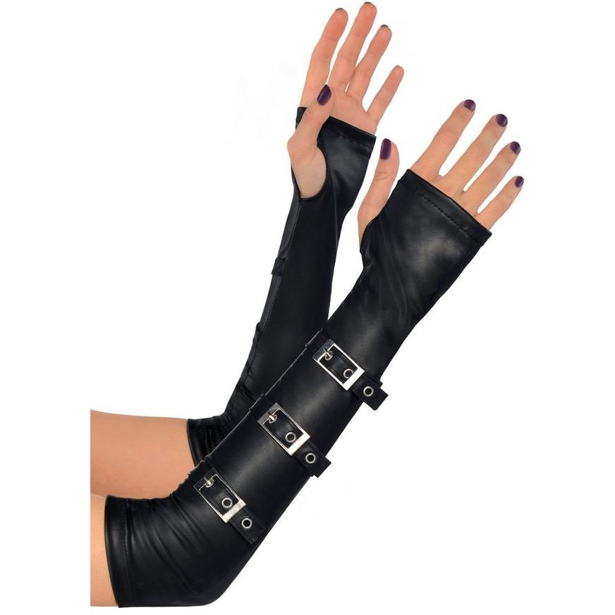 Gothic Arm Warmers with Buckles