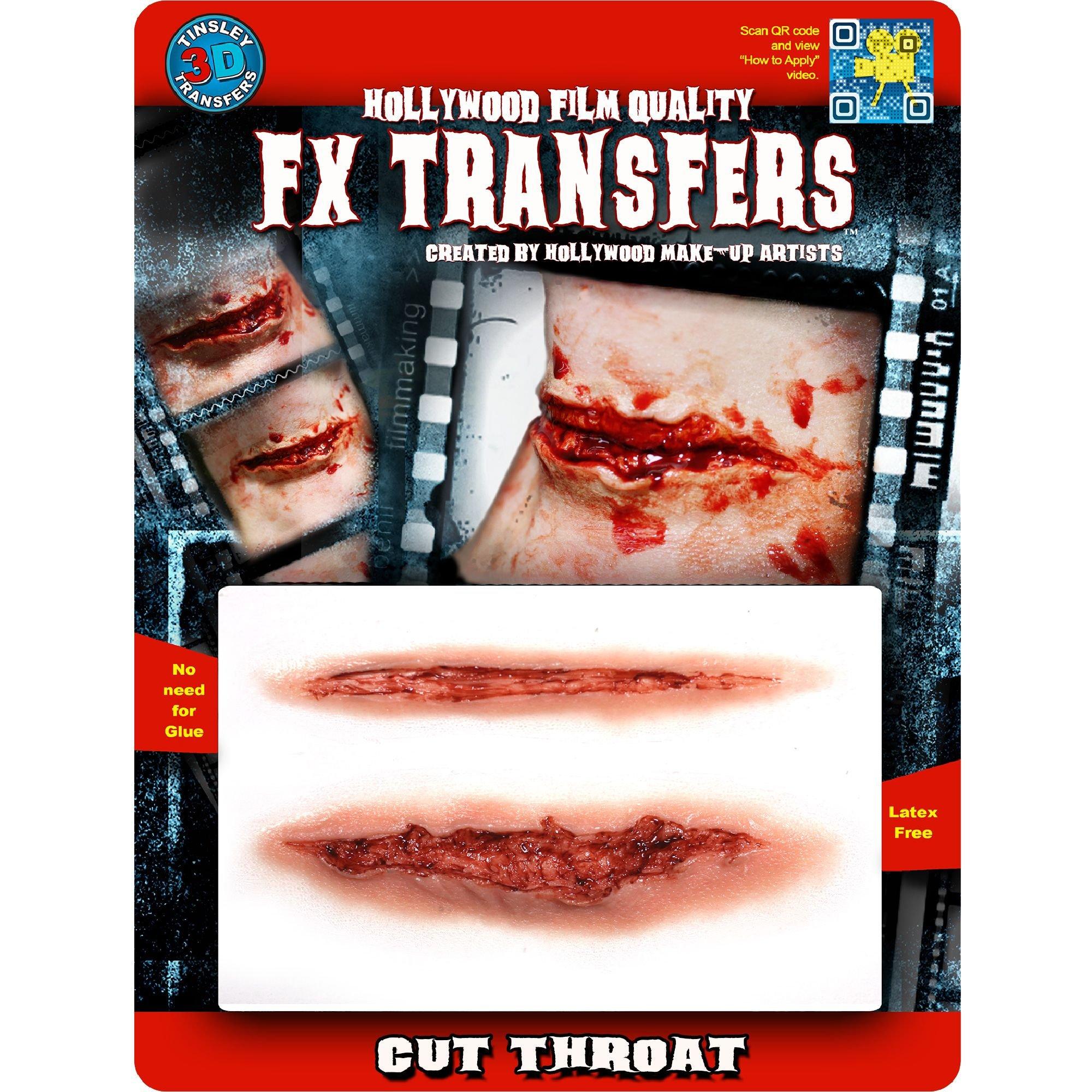 Cut Throat Prosthetics- Tinsley Transfers