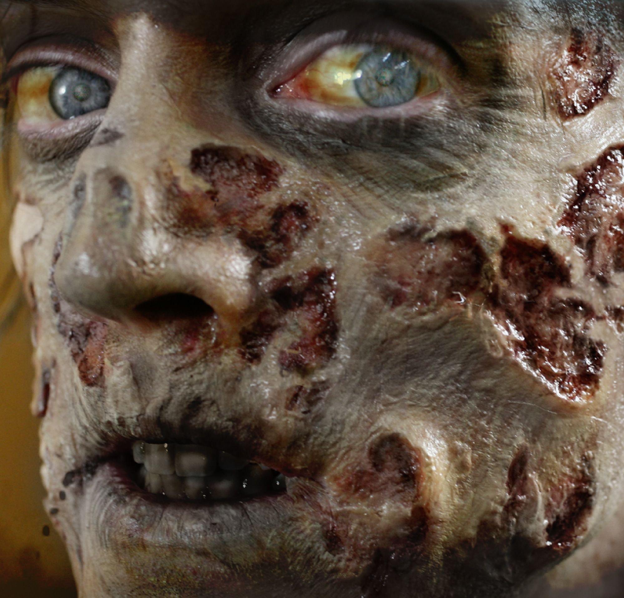 Zombie Rot Wound Prosthetics 4ct- Tinsley Transfers