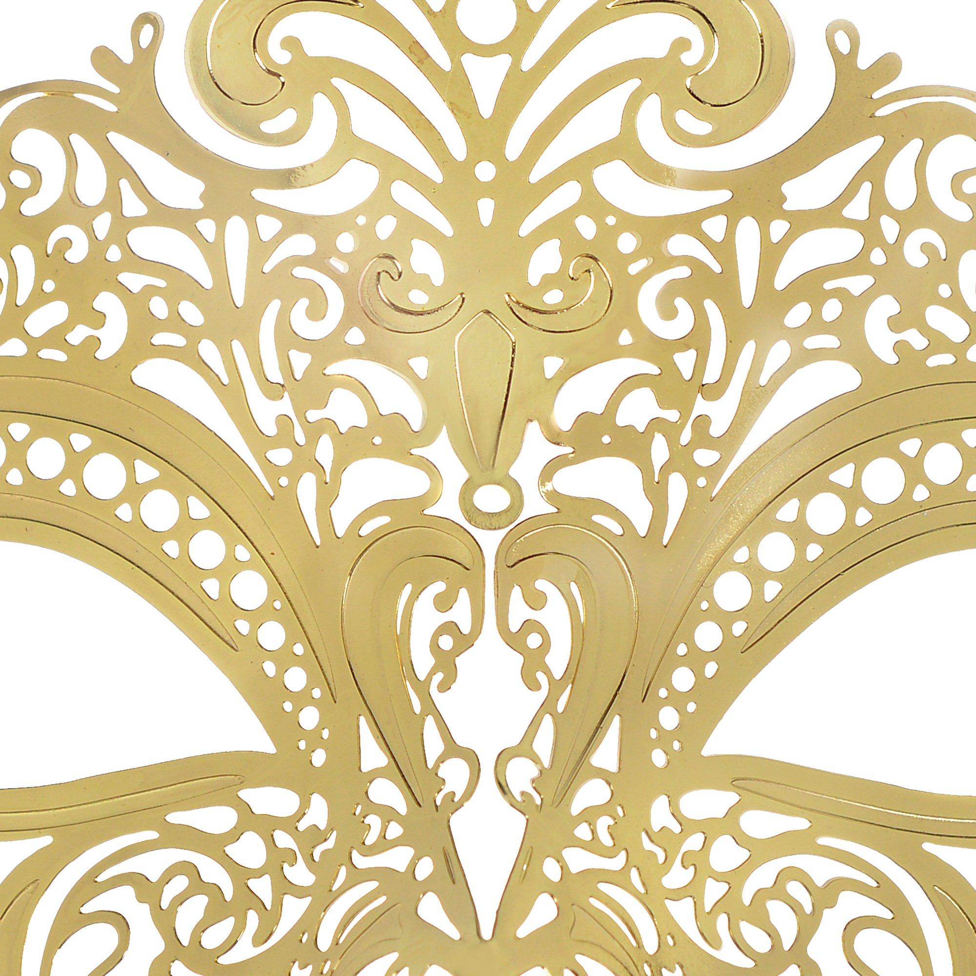 Gold Filigree Masquerade Mask