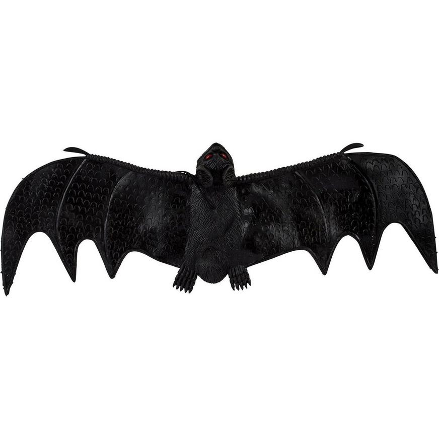 Black Rubber Bat, 9in x 4in