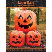 Pumpkin Lawn Bags 3pc